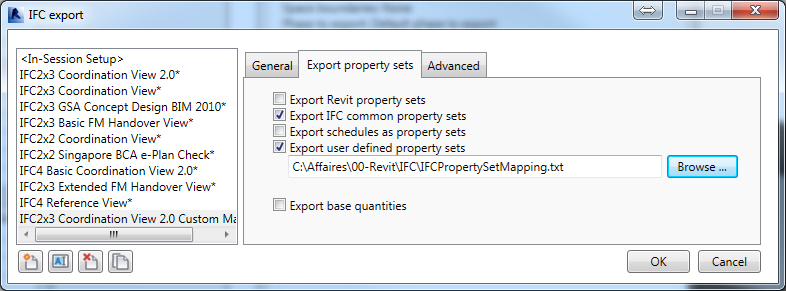 IFCExportProperties