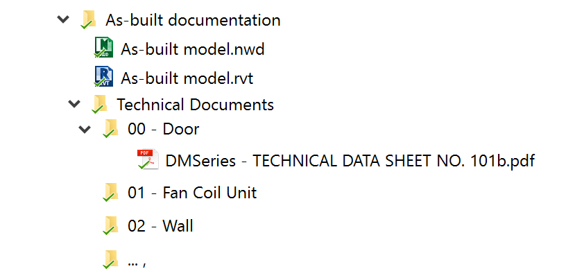 Folders in Navis