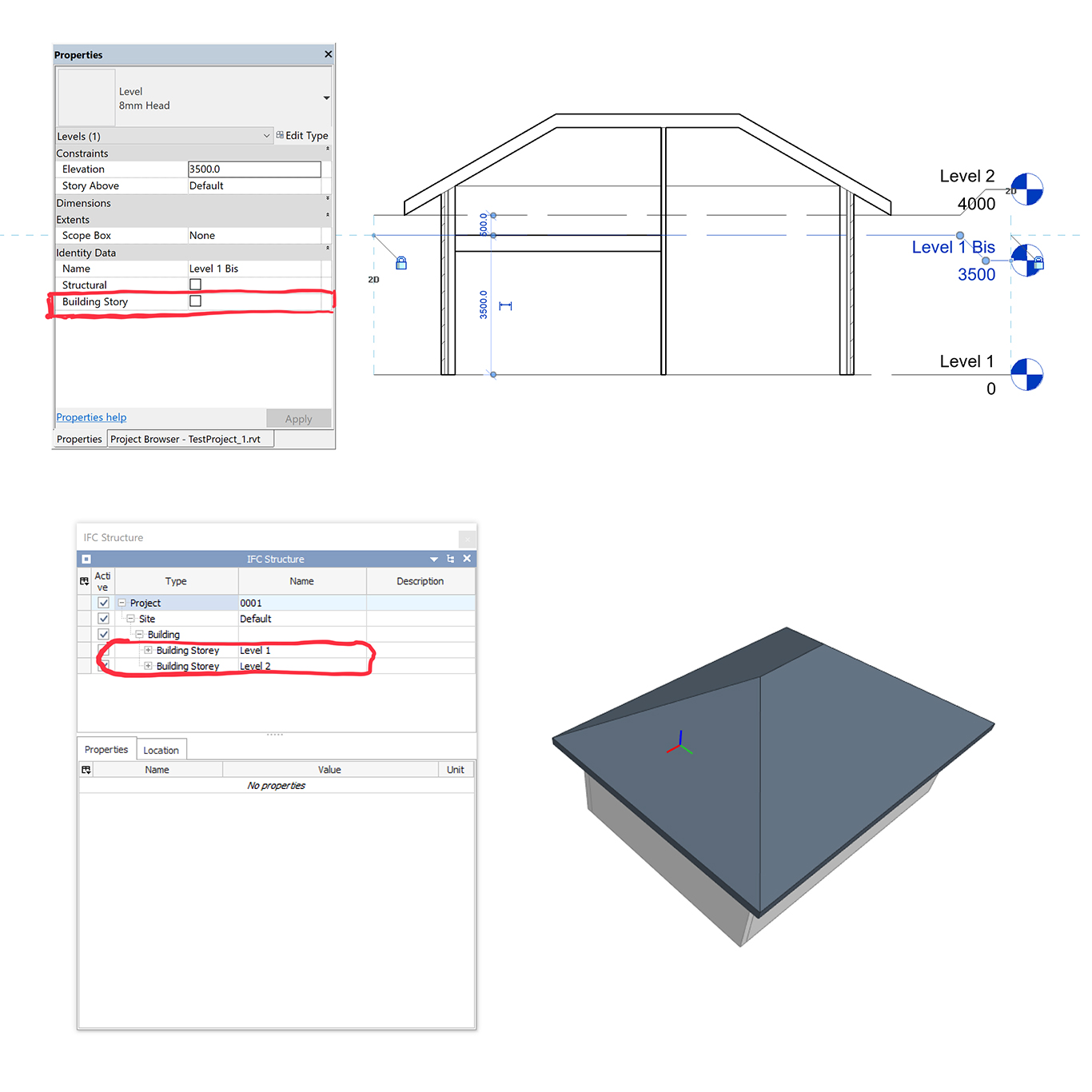 Exporting Revit Levels