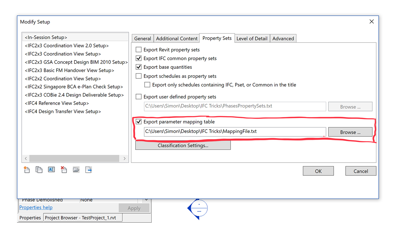 Add the configuration file in the Exporter UI