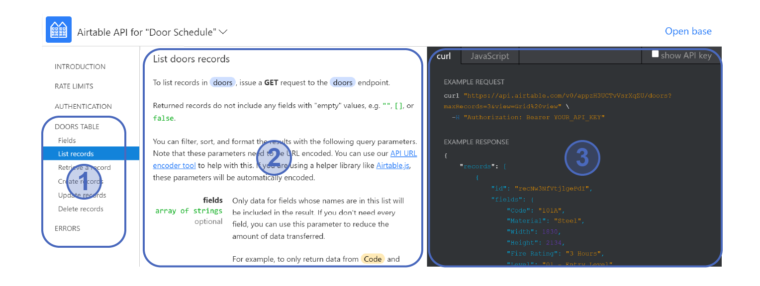 Airtable API Documentation