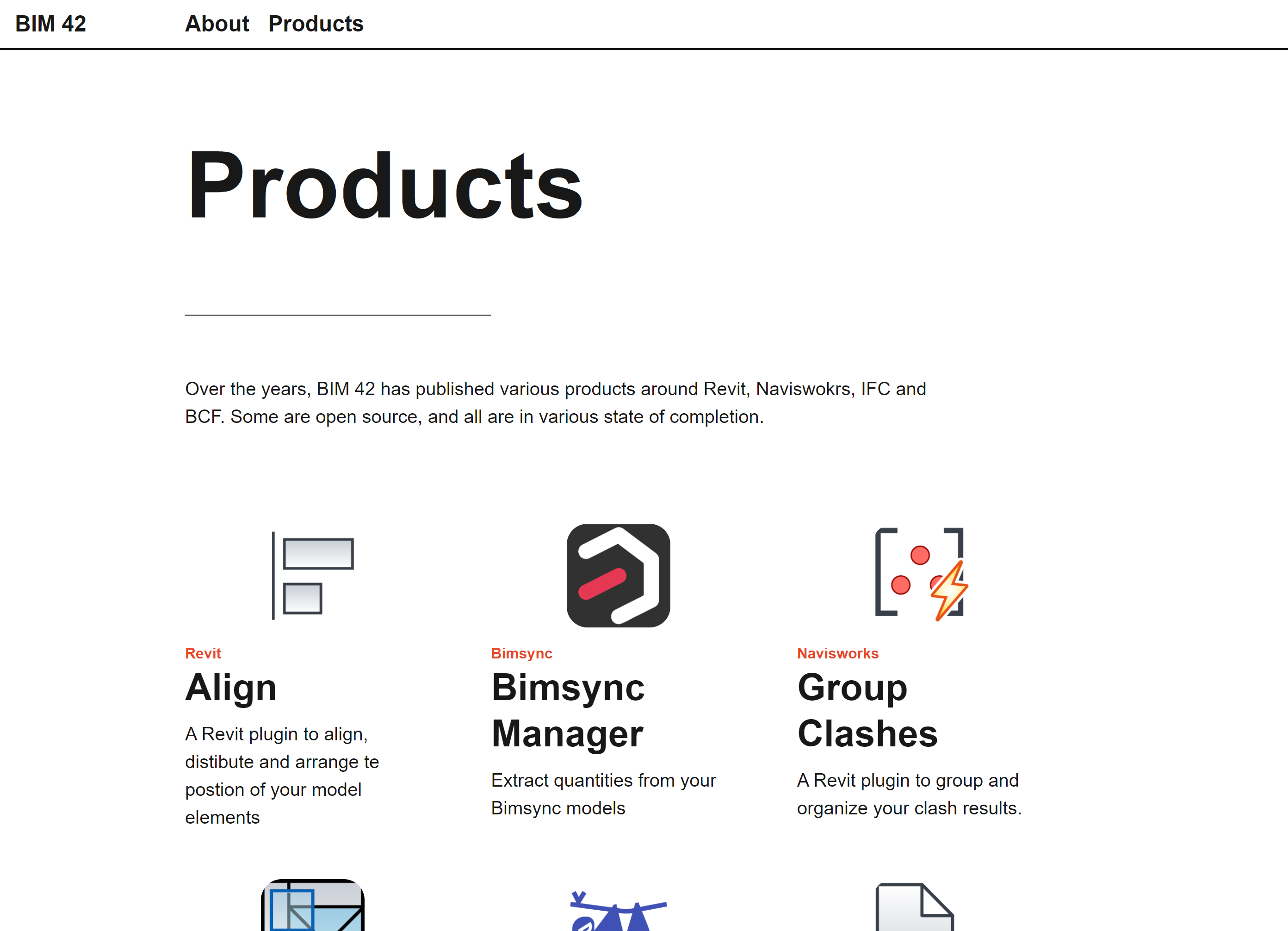 The product page